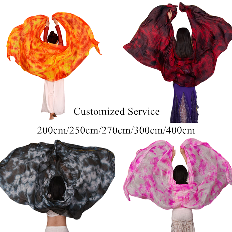 Silk Painting Dye - Customized Bellydance Silk Veil Hand Throw
