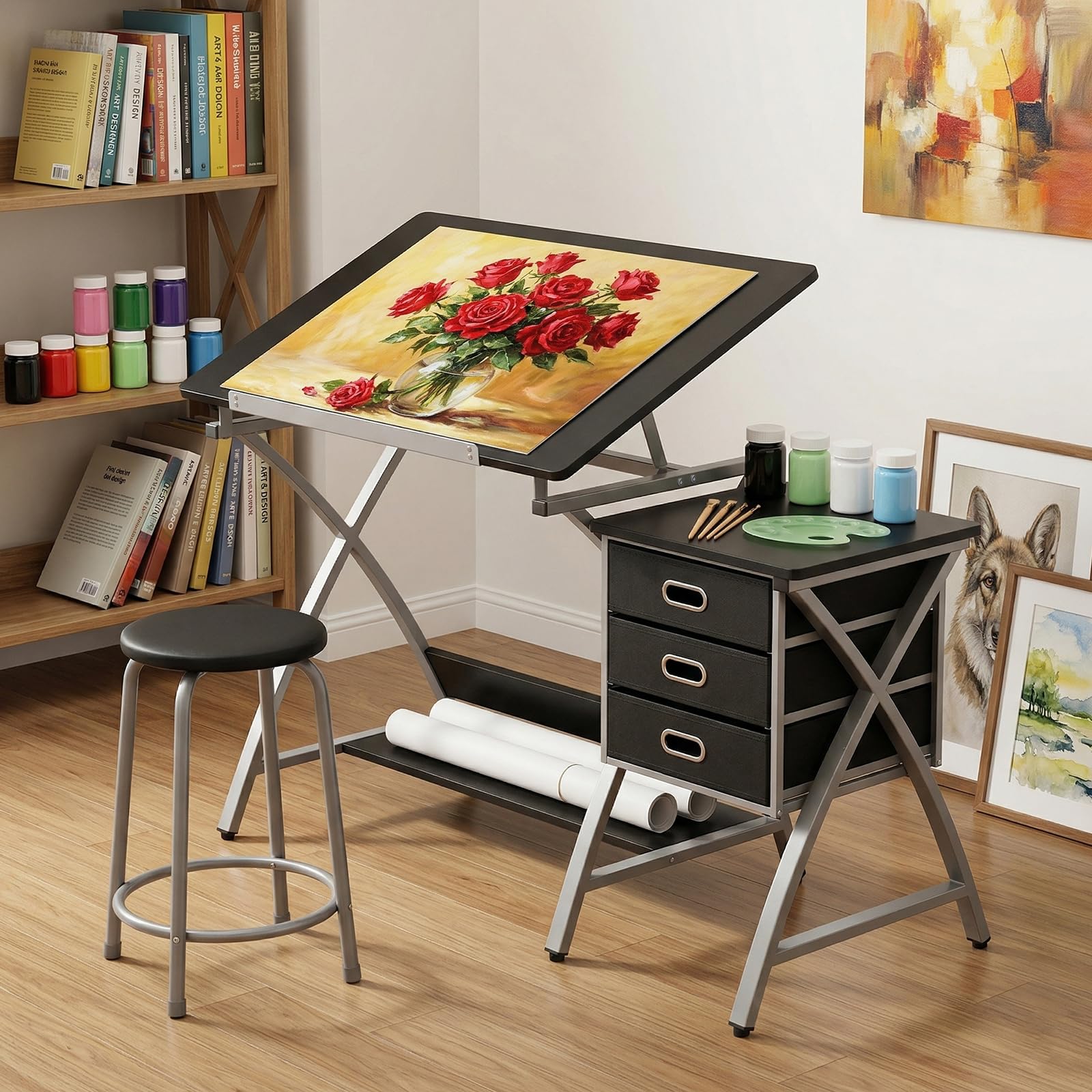 Art & Craft Toys For Kids - Tabletop Adjustable Drafting Table, Drawing Table