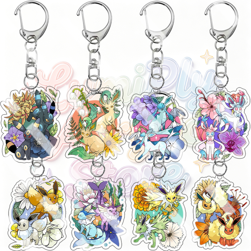 Art Craft Bag - Fashion Floral Eeveelution Double Character Pattern