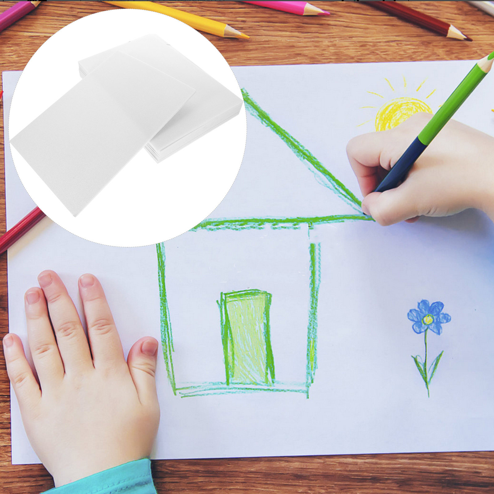 Art Craft Using Paper - 10 Sheets A4 White Foam Board