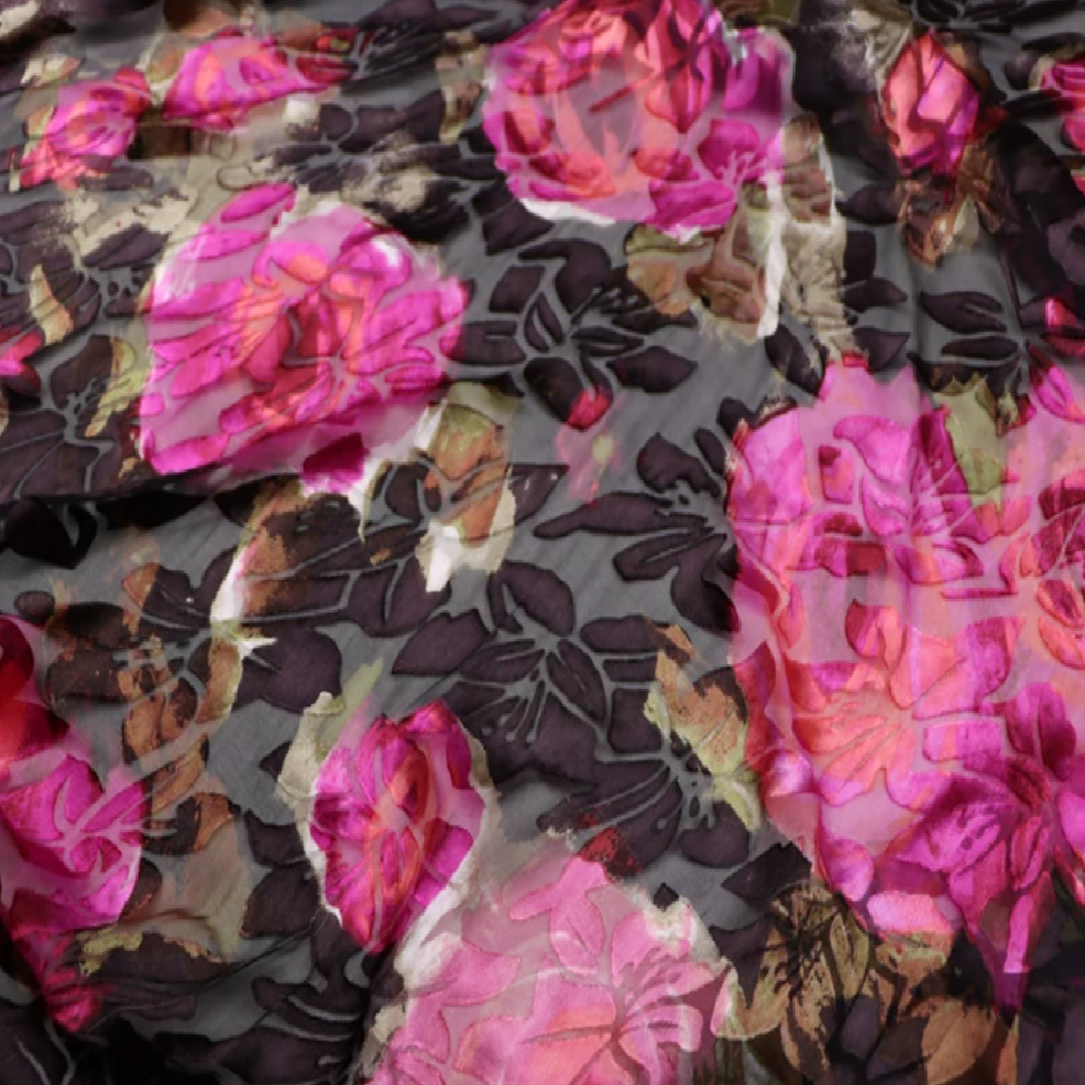 Brown Pink Dark Color Big Flow - đánh giá và giá Silk Painting Dye