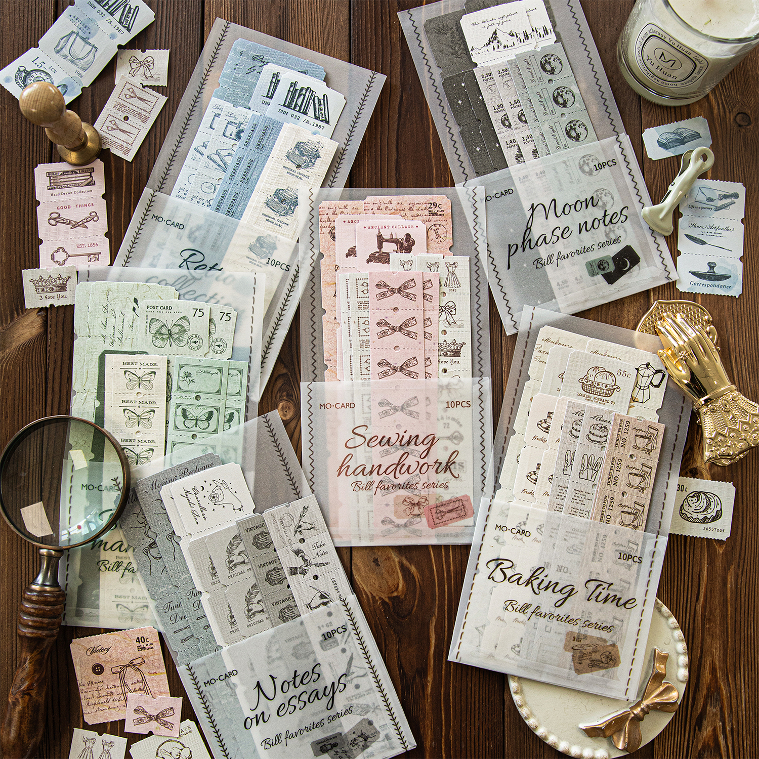 10pcs Retro Label Strip Sticke - đánh giá và giá Art Craft 3 Year Old