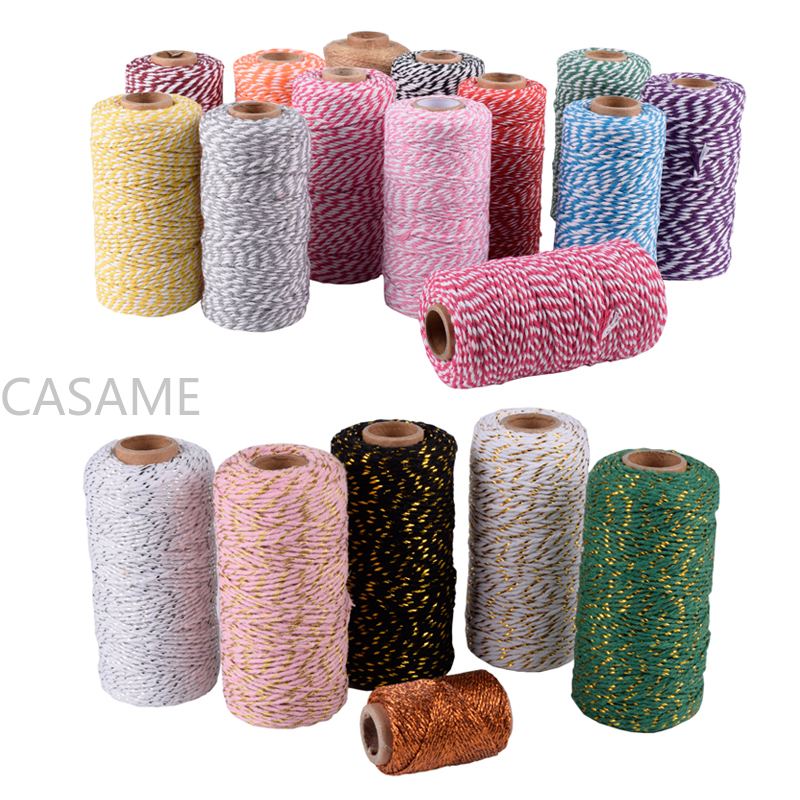 Multiple Colorful Thread Cord  - đánh giá và giá Macrame Cord Cotton