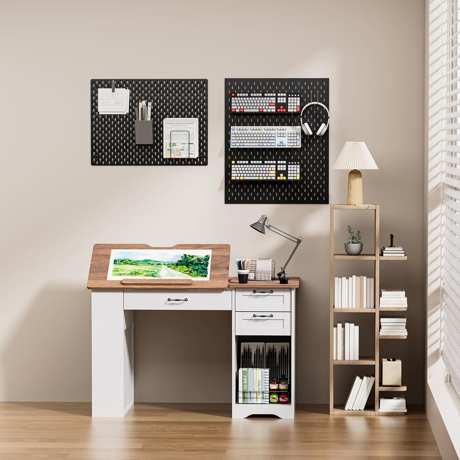 Drafting Table with Storage Ca - đánh giá và giá Art & Craft Toys For Kids