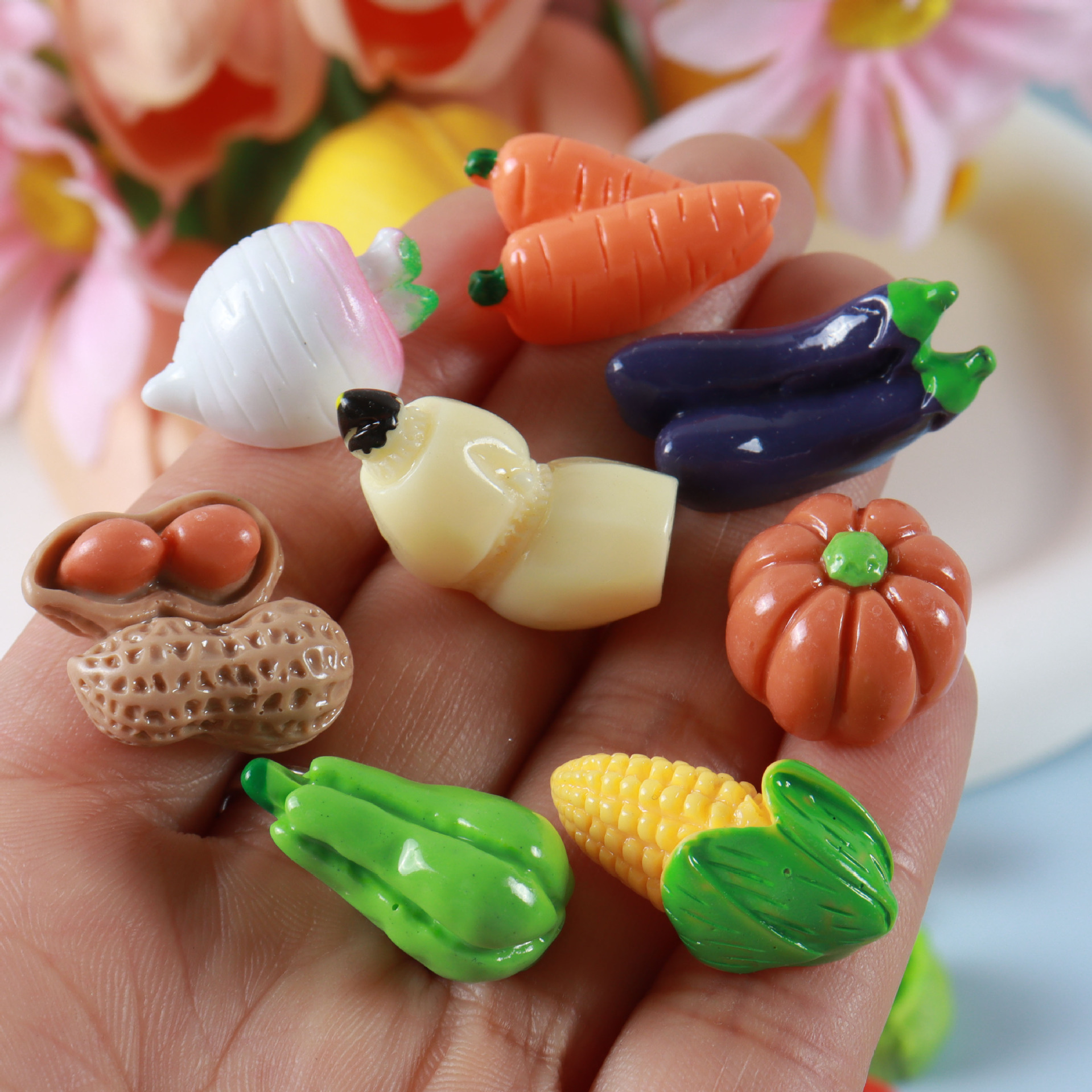 10pcs Vegetable Figurines Mini - đánh giá và giá Art And Craft Vegetable