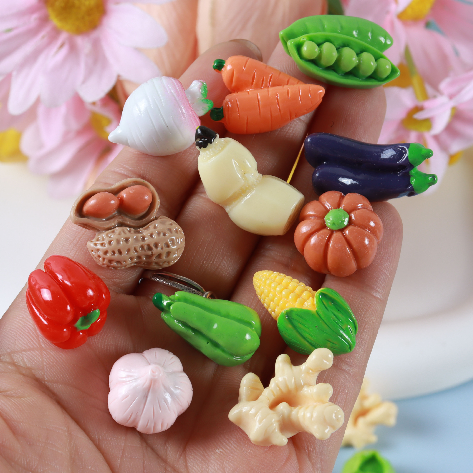 10pcs Vegetable Figurines Mini - đánh giá và giá Art And Craft Vegetable