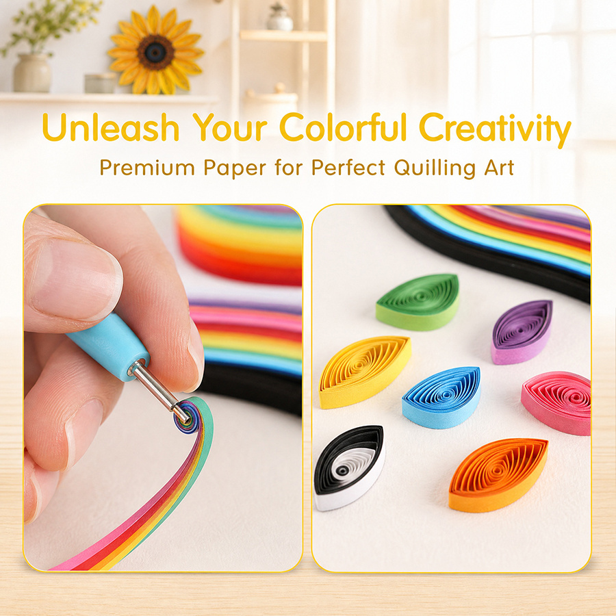 36 Colors 260 Sheets Quilling  - đánh giá và giá Quilling Paper Strips
