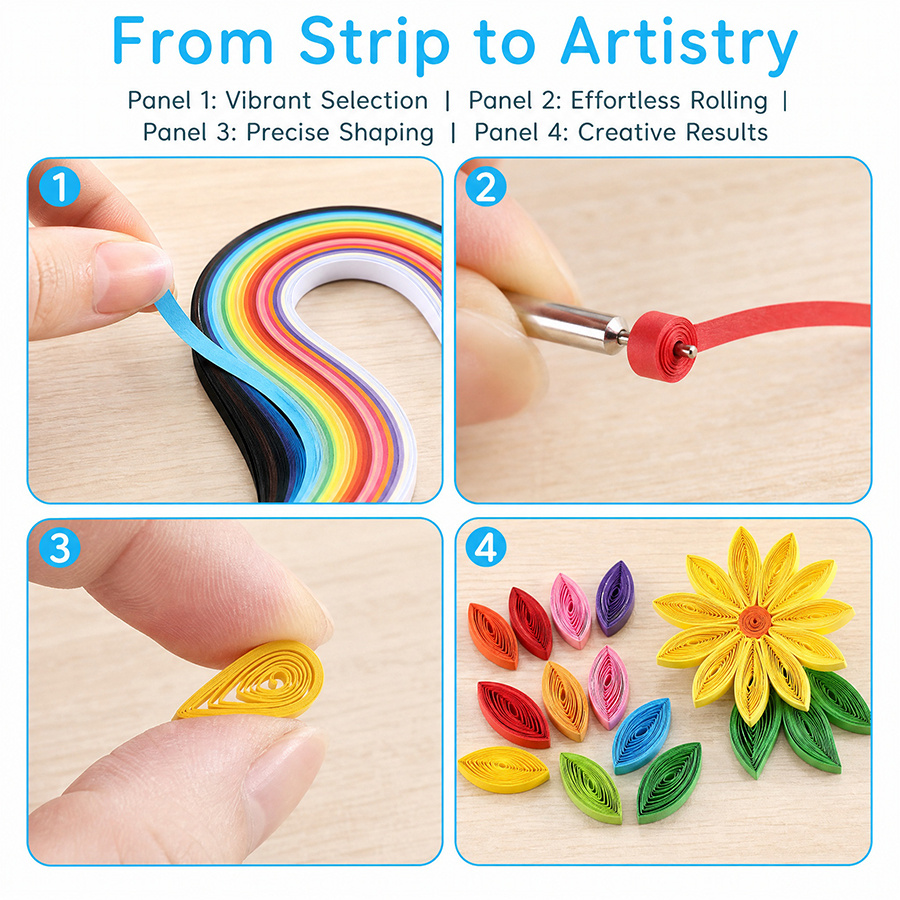 36 Colors 260 Sheets Quilling  - đánh giá và giá Quilling Paper Strips