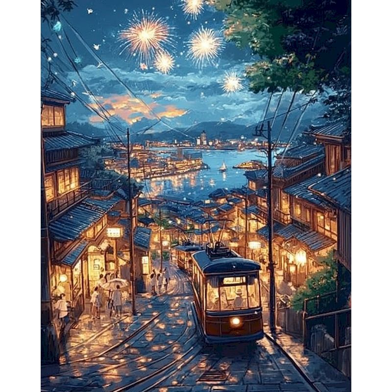 Night View 5d Diamond Painting - đánh giá và giá Art Craft Night
