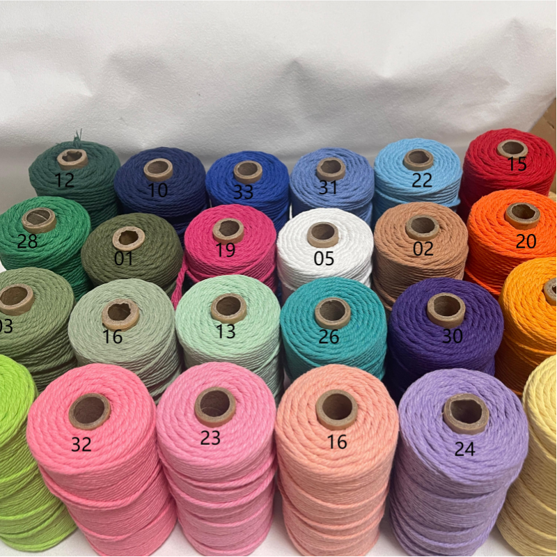 3mm Natural Macrame Cord Color - đánh giá và giá Macrame Cord Cotton