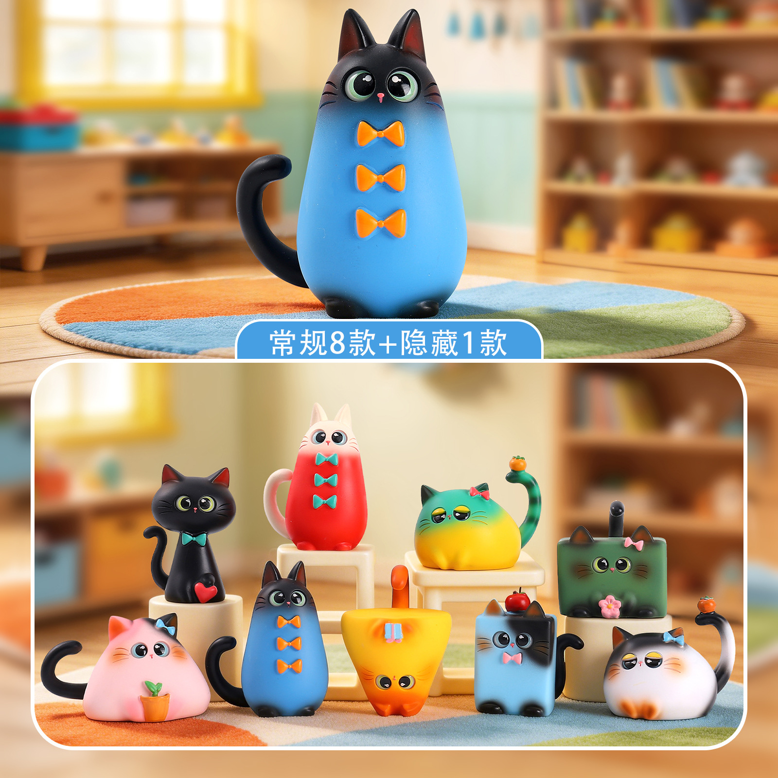 Blind Box Cat Figurine Resin C - đánh giá và giá Art Craft Items