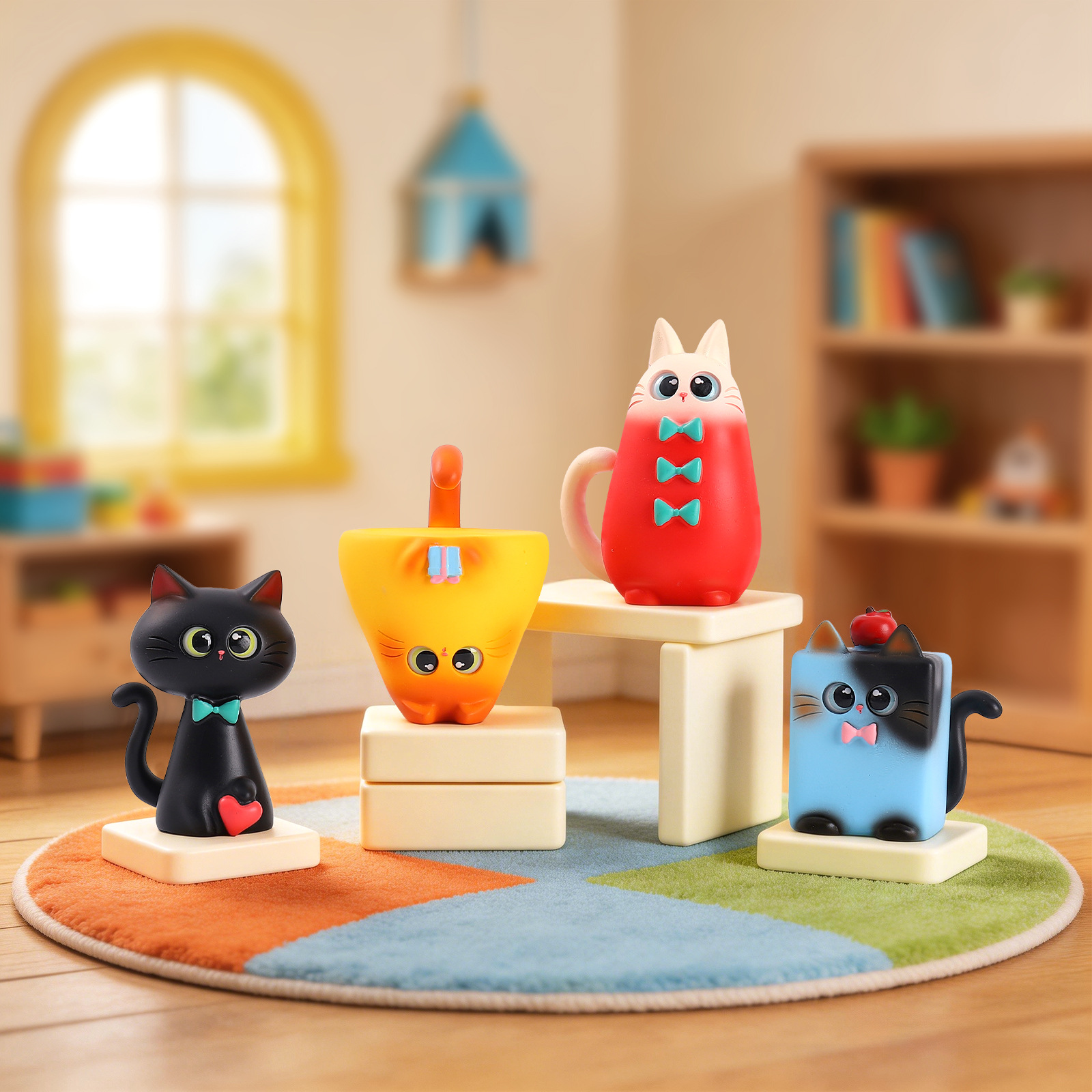Blind Box Cat Figurine Resin C - đánh giá và giá Art Craft Items