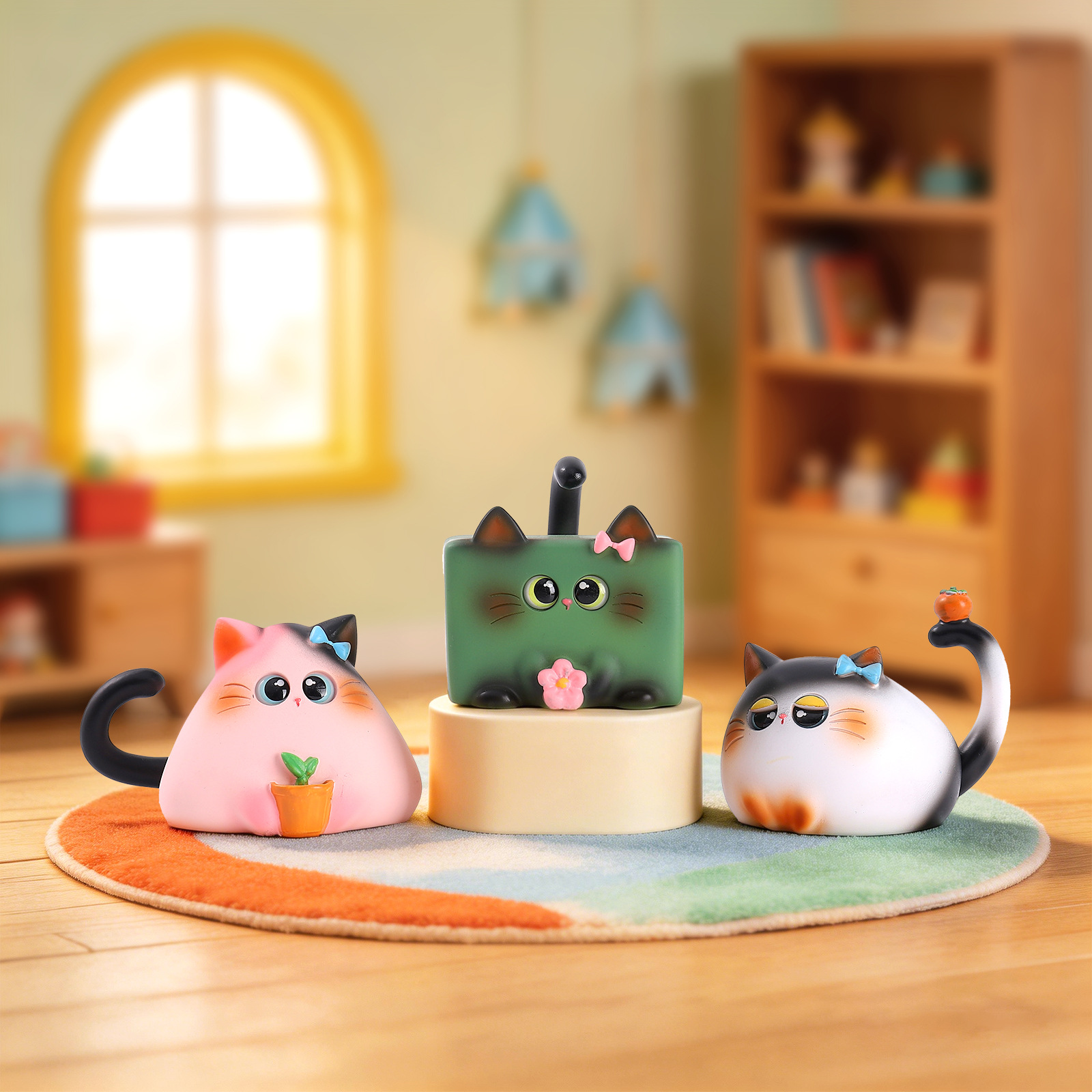 Blind Box Cat Figurine Resin C - đánh giá và giá Art Craft Items