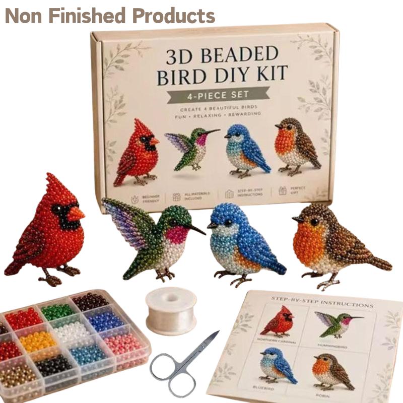 Handmade Beaded Bird DIY Craft - đánh giá và giá Craft And Art Difference