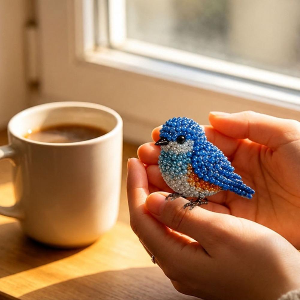Handmade Beaded Bird DIY Craft - đánh giá và giá Craft And Art Difference