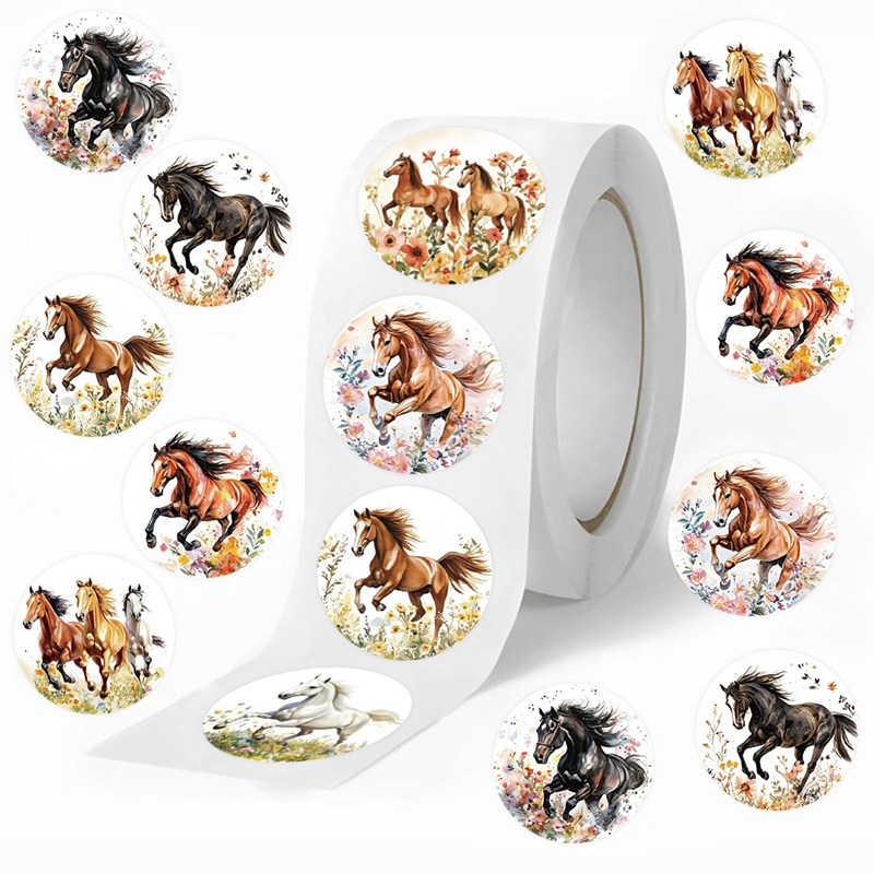 500pcs/Roll Horse Flower Stick - đánh giá và giá Art Craft Items