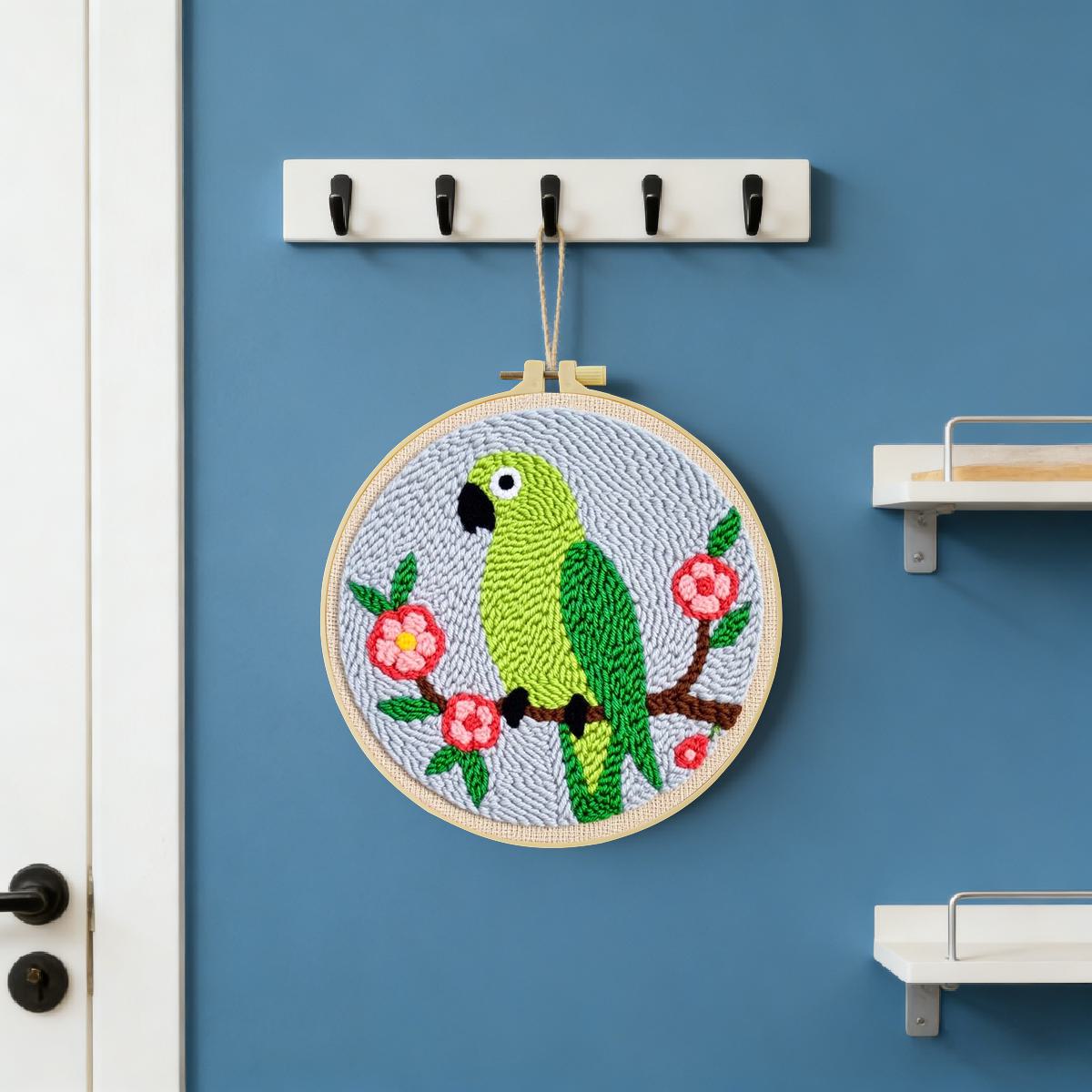 20X20CM/7.87inch Animal - Bird - đánh giá và giá Punch Needle Kit