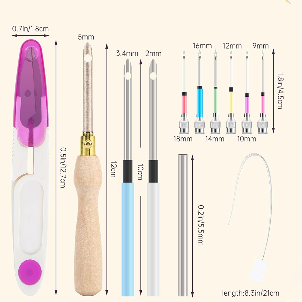 13Pcs Punch Needle Kit Adjusta - đánh giá và giá Punch Needle Kit