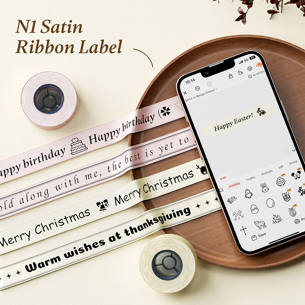 Niimbot Mini Satin Ribbon Tape - đánh giá và giá Art Craft Using Paper
