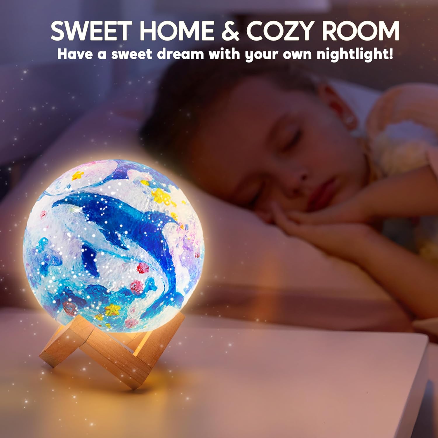 JOYFY DIY 3D Moon Night Light  - đánh giá và giá Art Craft Night