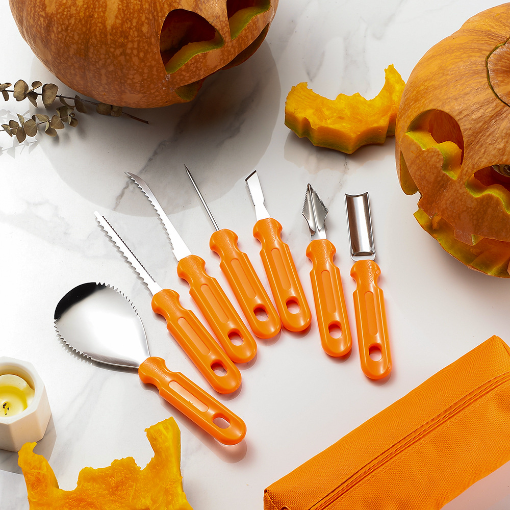 Halloween Pumpkin Carving Kit  - đánh giá và giá Art And Craft Vegetable