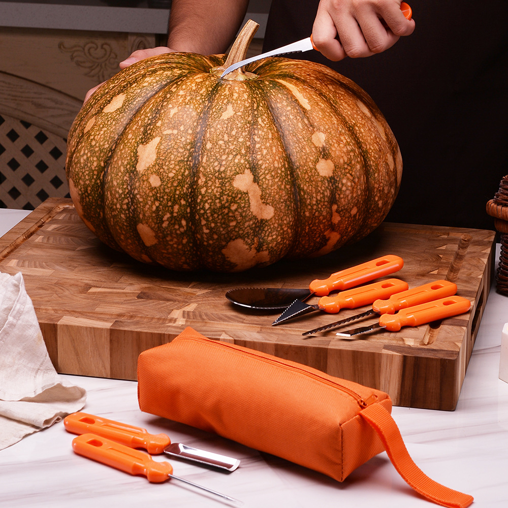 Halloween Pumpkin Carving Kit  - đánh giá và giá Art And Craft Vegetable