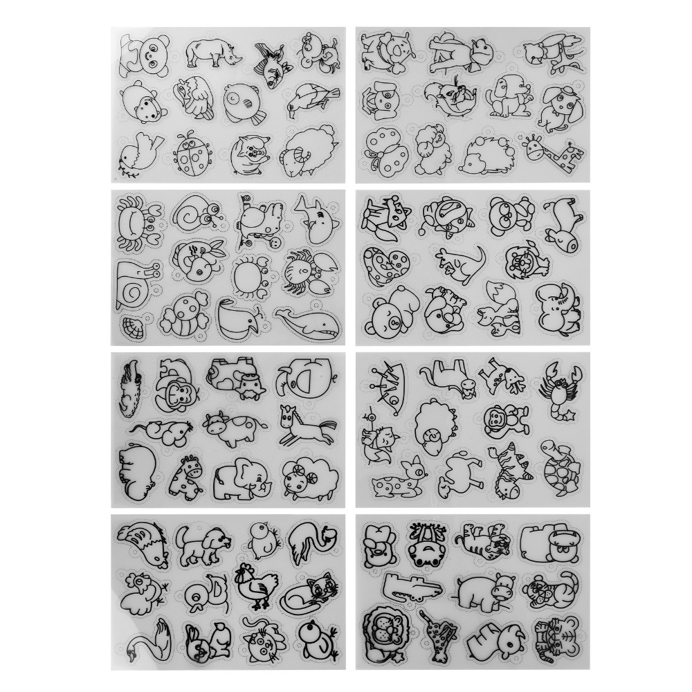 8 PCS Cute Animal Heat Shrink  - đánh giá và giá Craft And Art Difference
