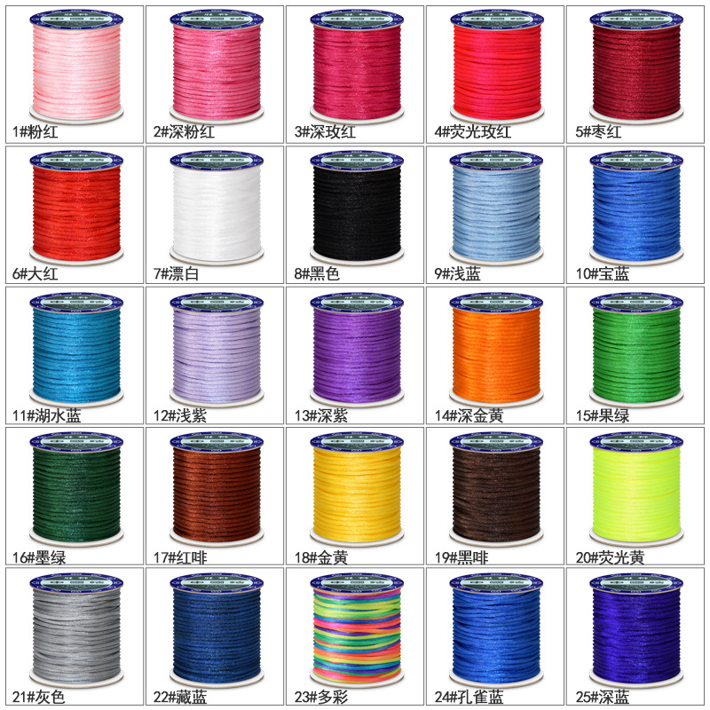 1.5mm 2mm 2.5mm Nylon Cotton B - đánh giá và giá Macrame Cord Cotton