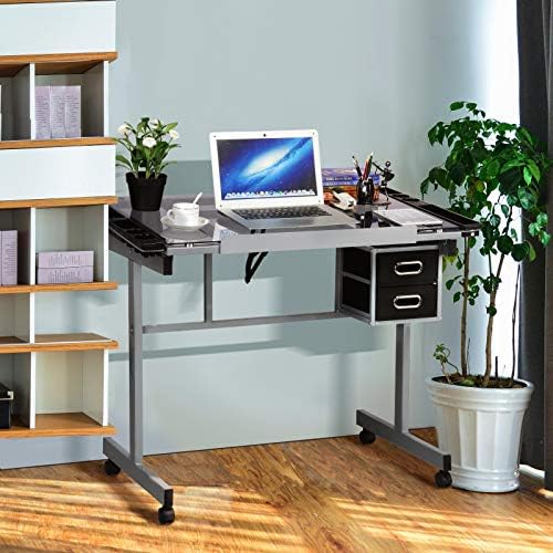 Drawing Desk Adjustable Glass  - đánh giá và giá Art & Craft Toys For Kids
