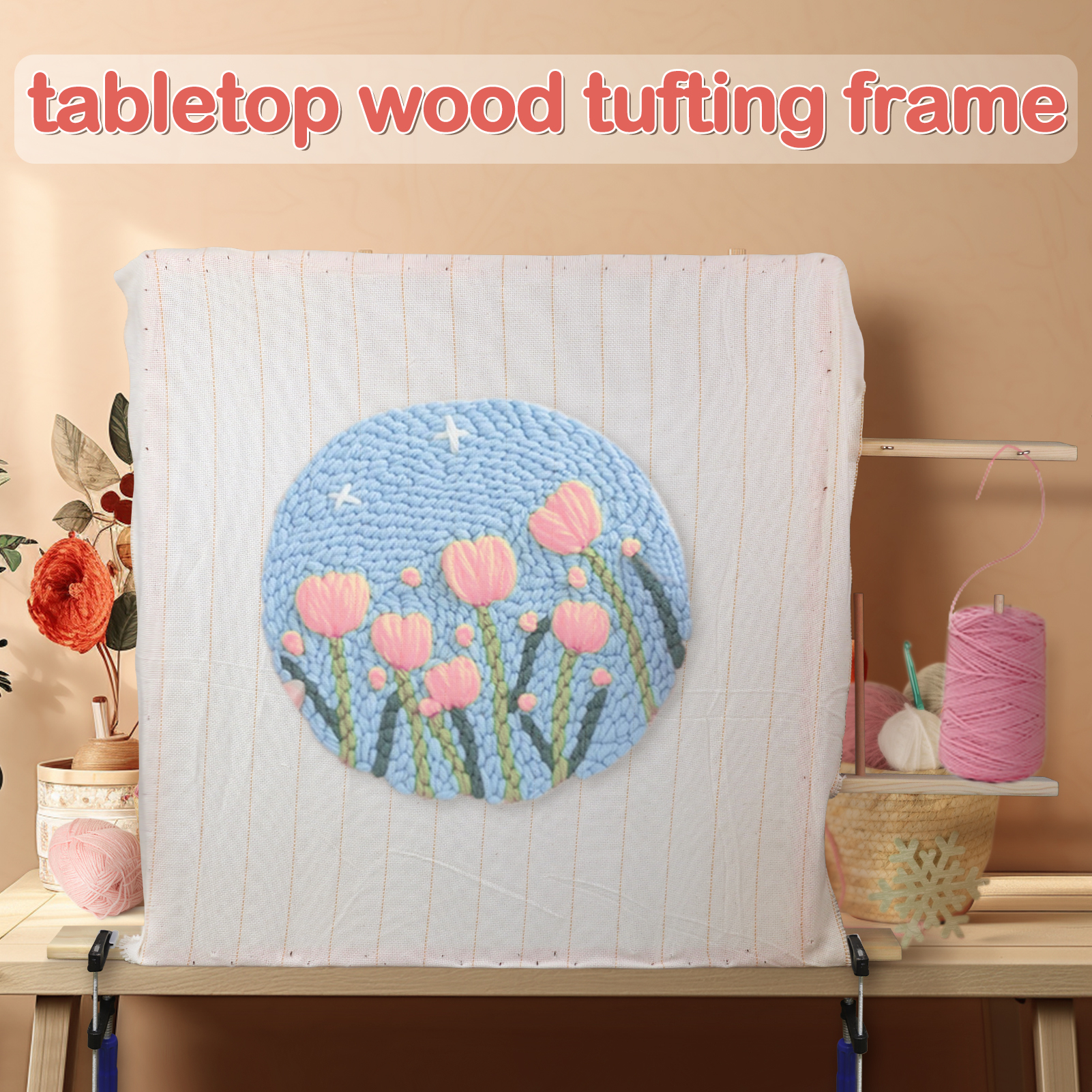 50/60/70/80/90cm Tufting Frame - đánh giá và giá Punch Needle Kit
