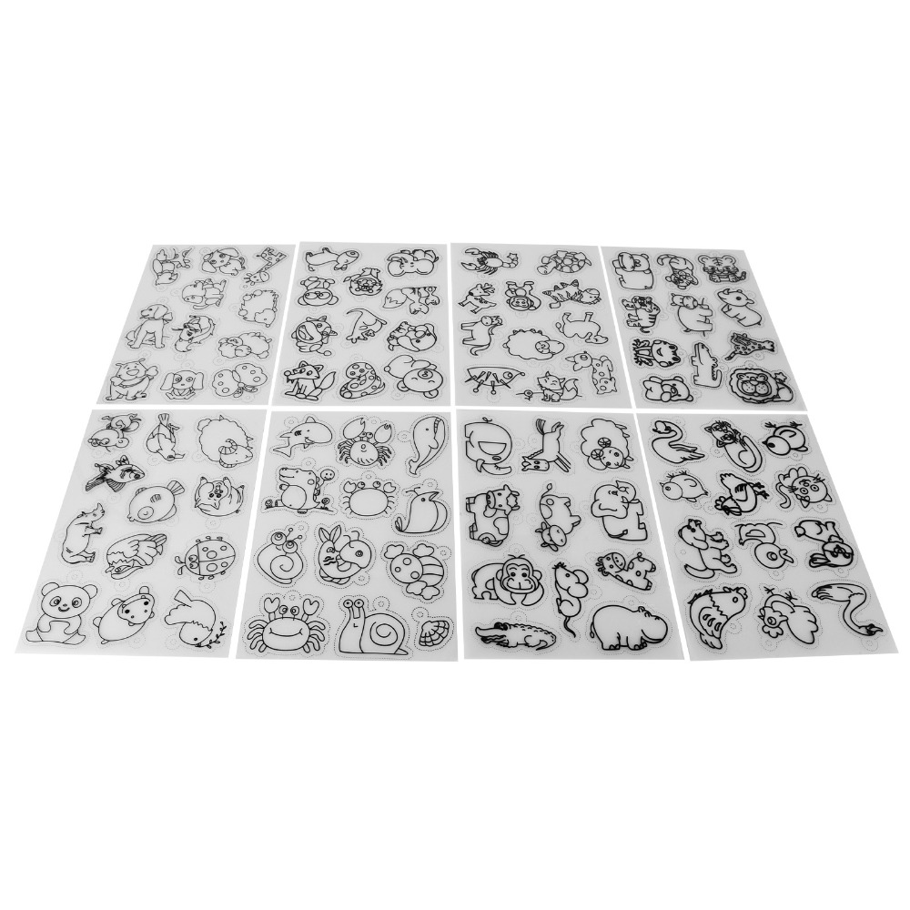 8 PCS Cute Animal Heat Shrink  - đánh giá và giá Craft And Art Difference