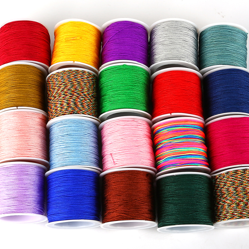 40m/lot 0.8mm Cotton Knotting  - đánh giá và giá Macrame Cord Cotton
