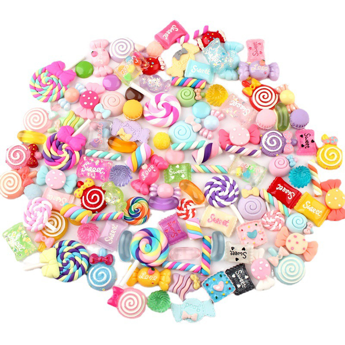 30pcs Random Candy Slime Charm - đánh giá và giá Art Craft Items