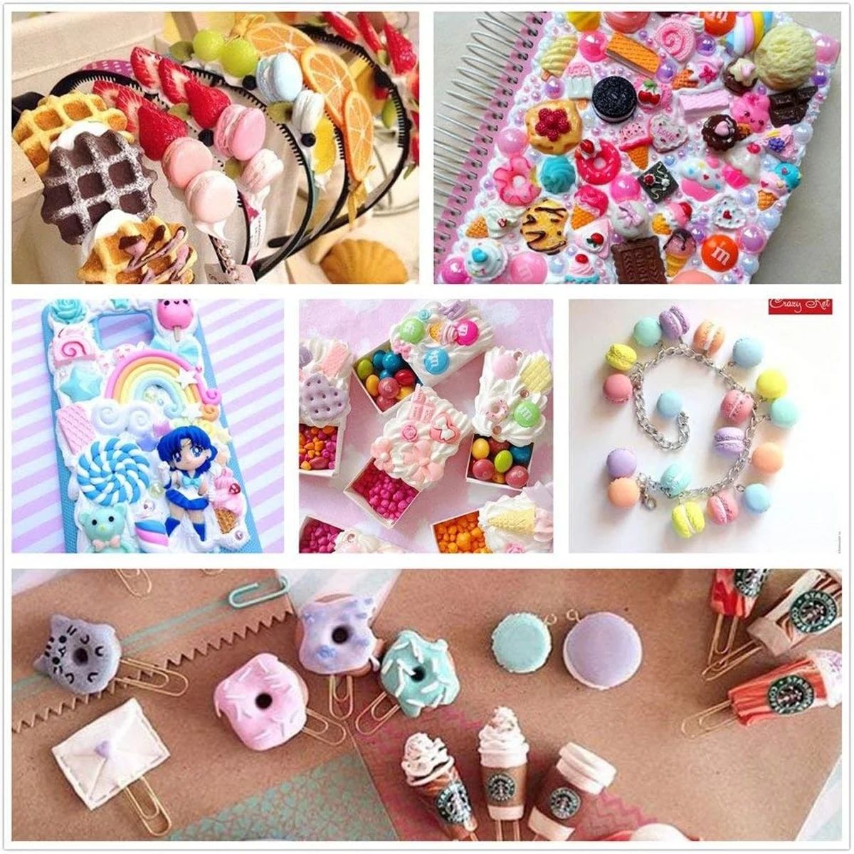 30pcs Random Candy Slime Charm - đánh giá và giá Art Craft Items