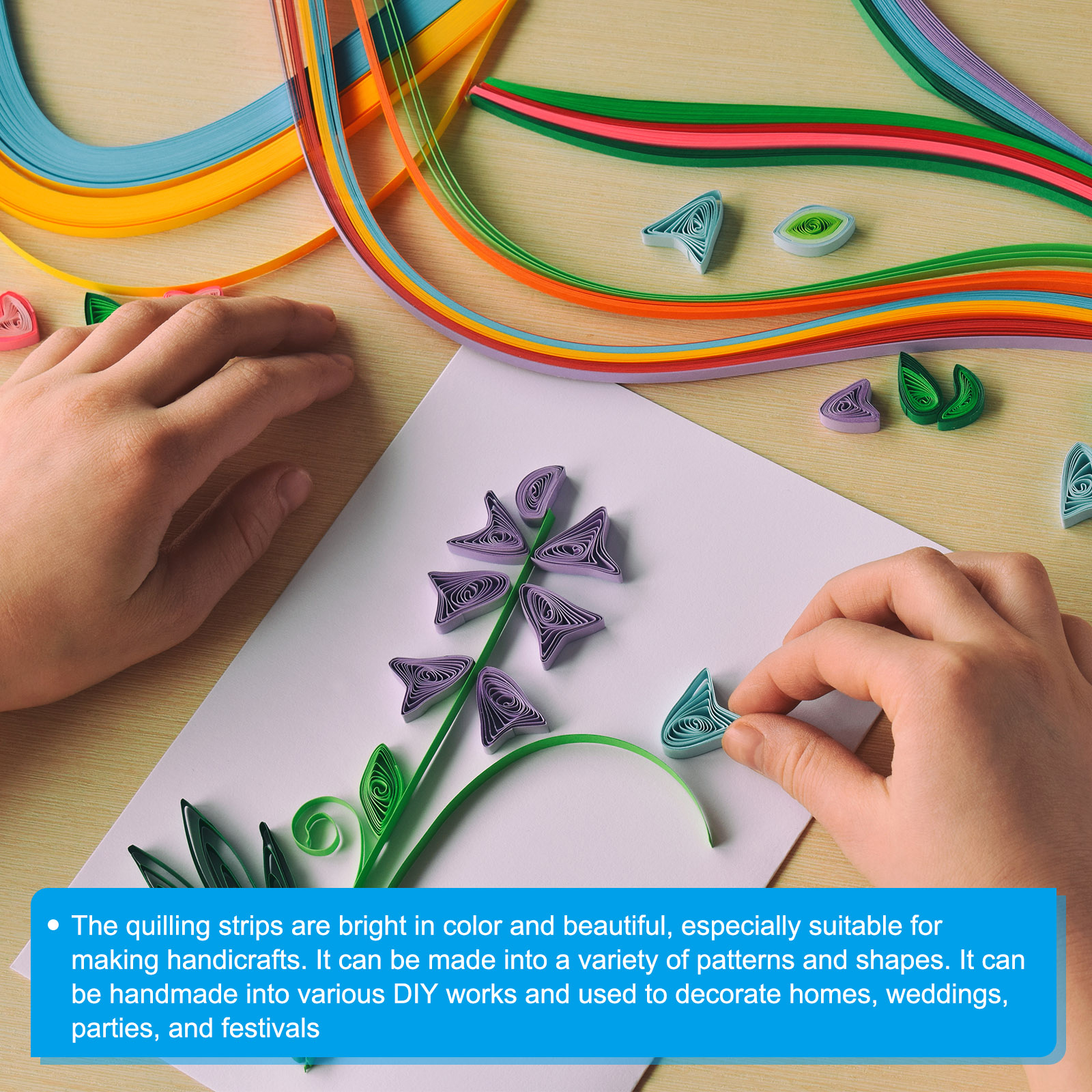 600/840pcs Quilling Strips Pap - đánh giá và giá Quilling Paper Strips