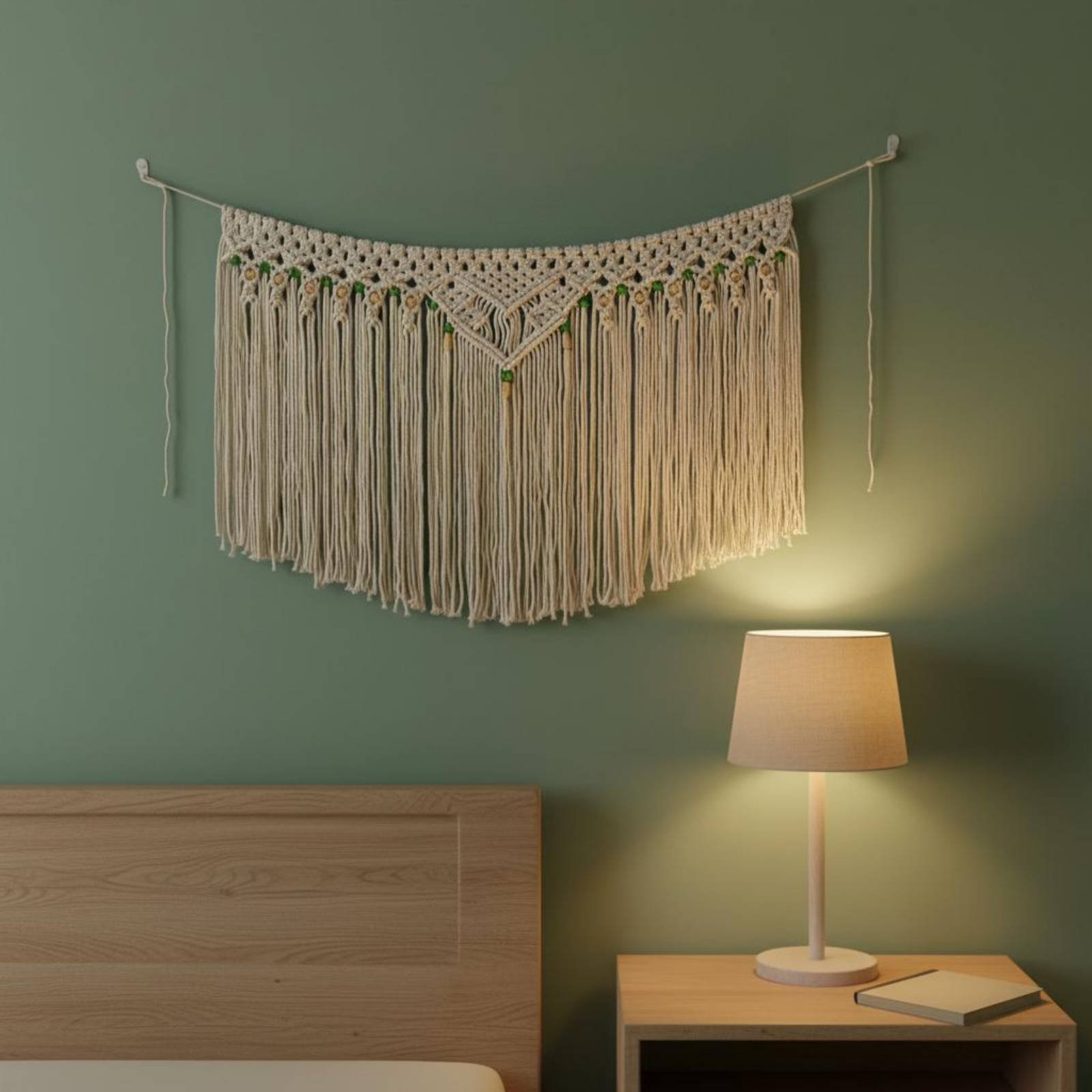 Tassel Wall Hanging Decorative - đánh giá và giá Macrame Cord Cotton