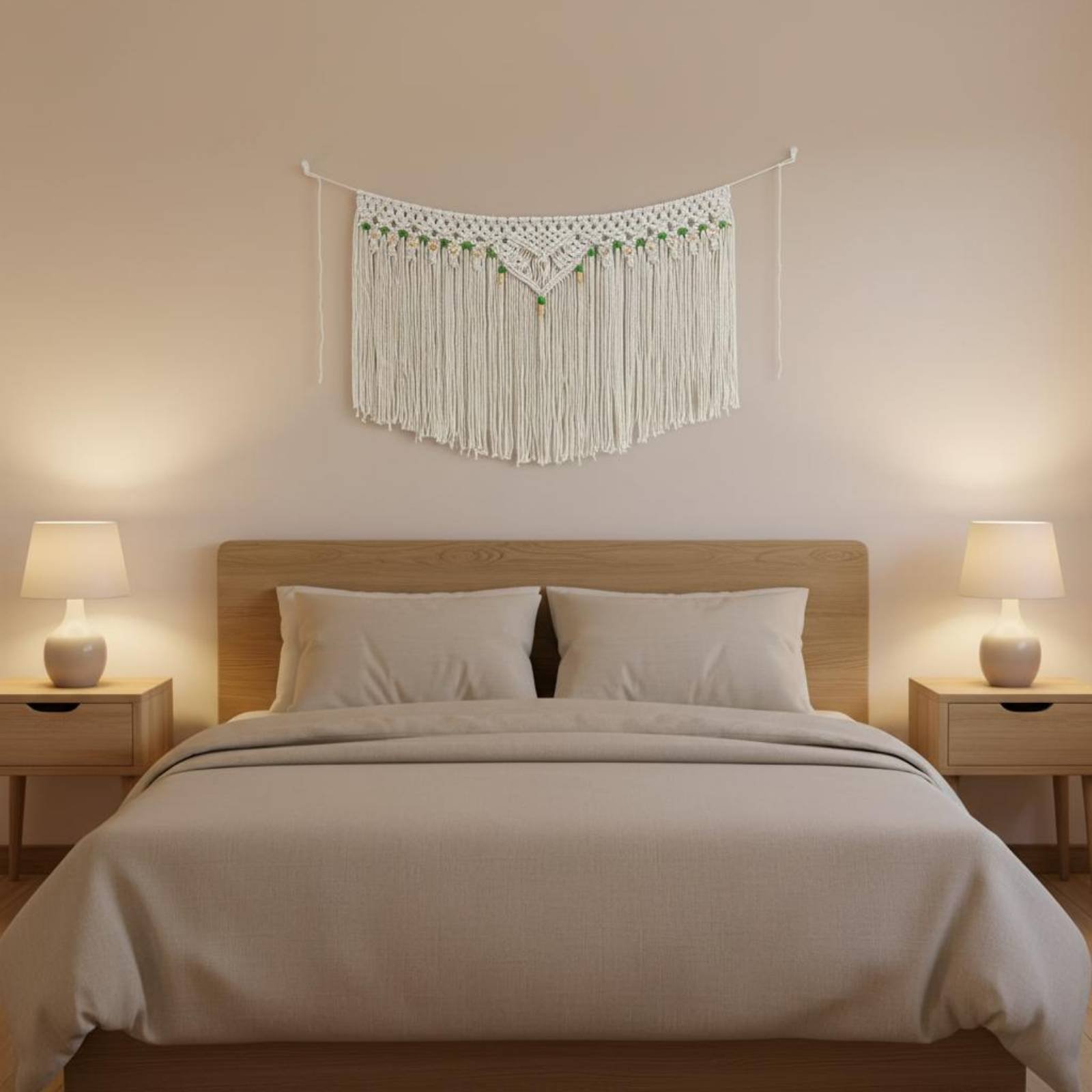 Tassel Wall Hanging Decorative - đánh giá và giá Macrame Cord Cotton