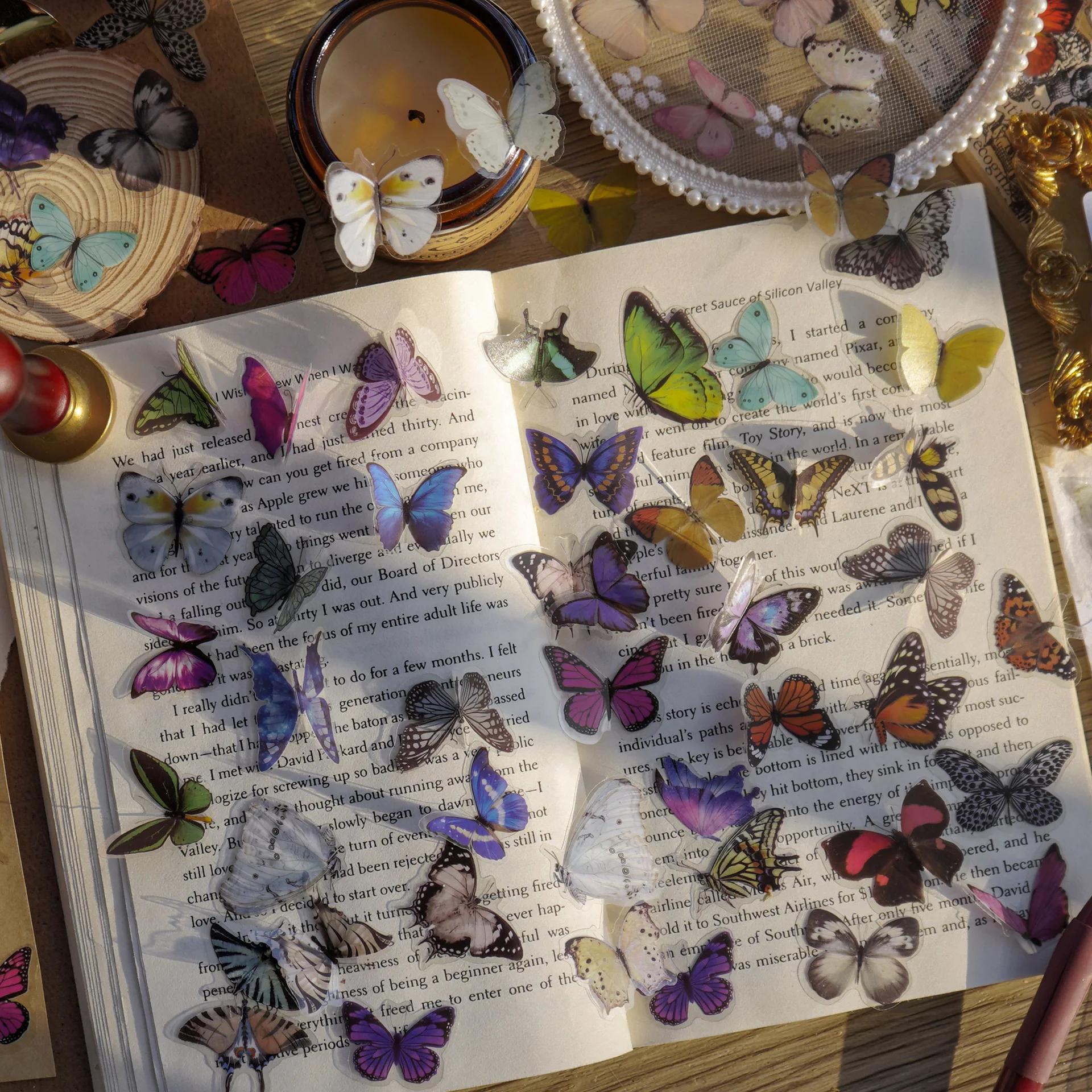 Journamm 40pcs/pack Butterfly  - đánh giá và giá Art Craft 3 Year Old
