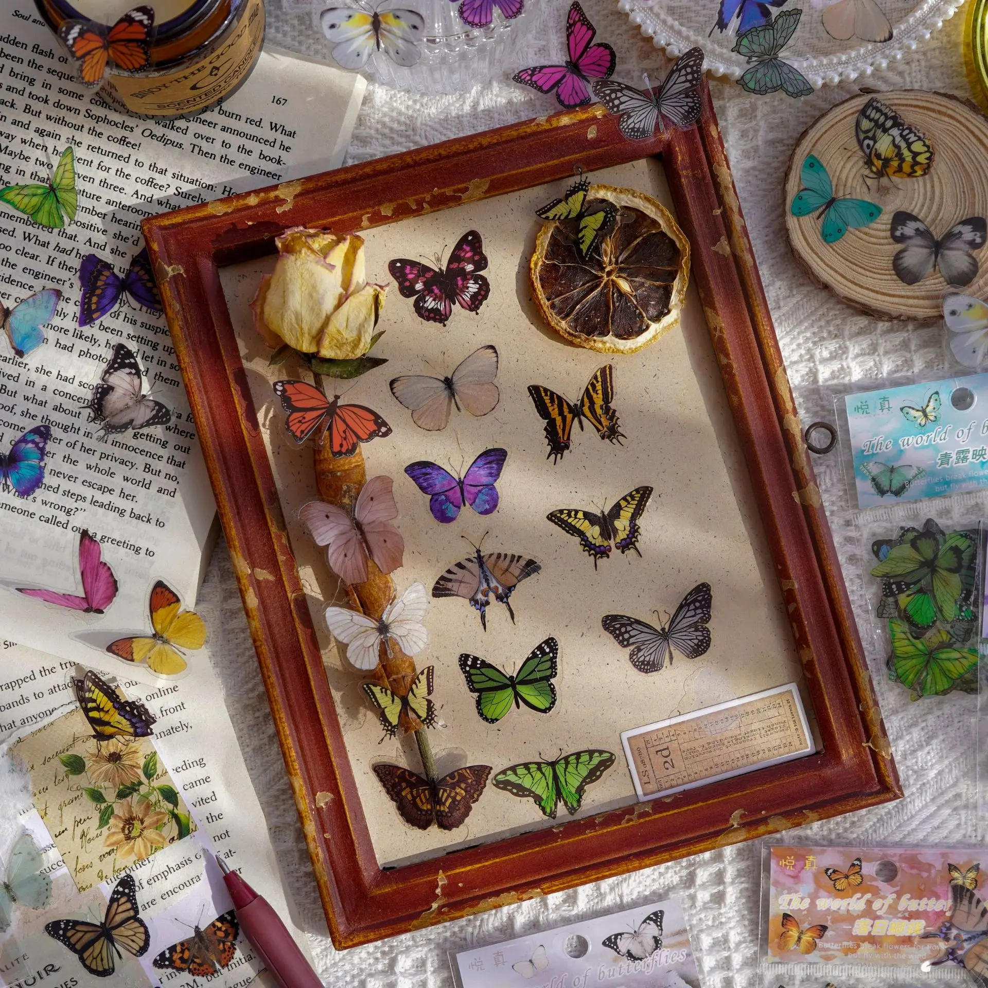 Journamm 40pcs/pack Butterfly  - đánh giá và giá Art Craft 3 Year Old