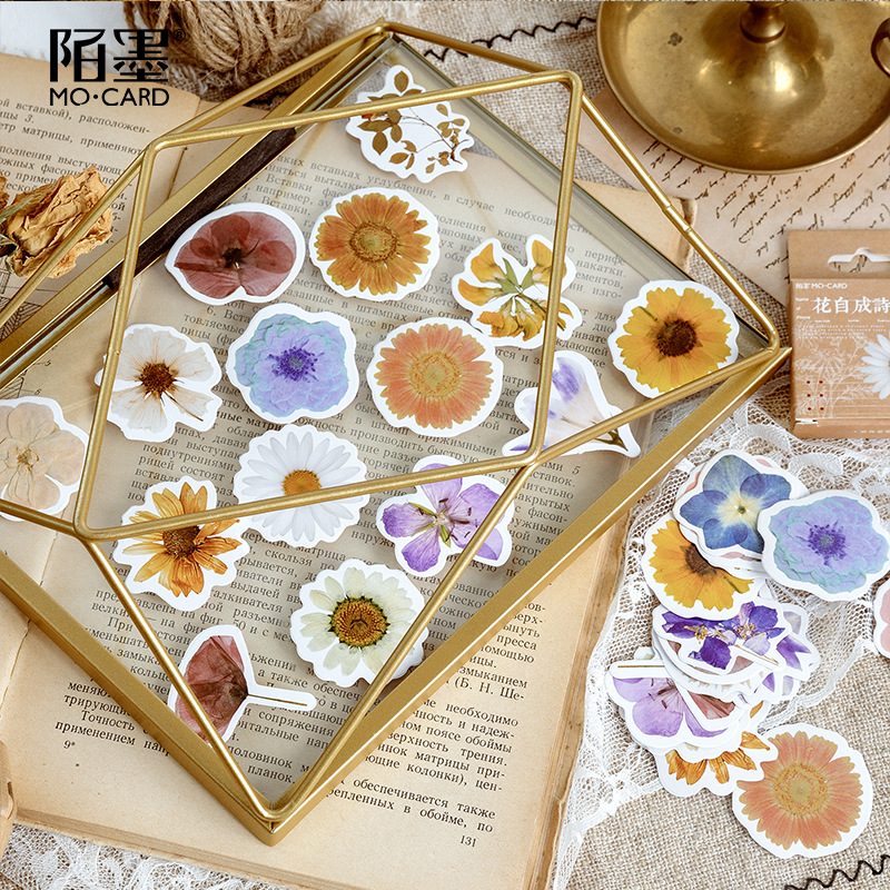 45 Pcs Fresh Flowers Sticker S - đánh giá và giá Art Craft 3 Year Old
