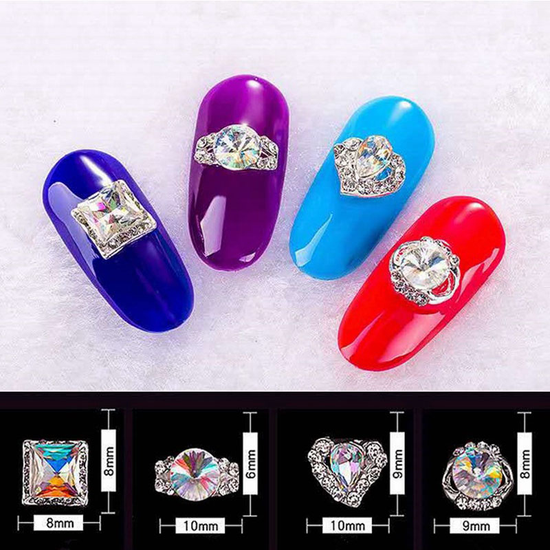 10pcs 3D Crystal AB Color Rhin - đánh giá và giá Craft And Art Difference