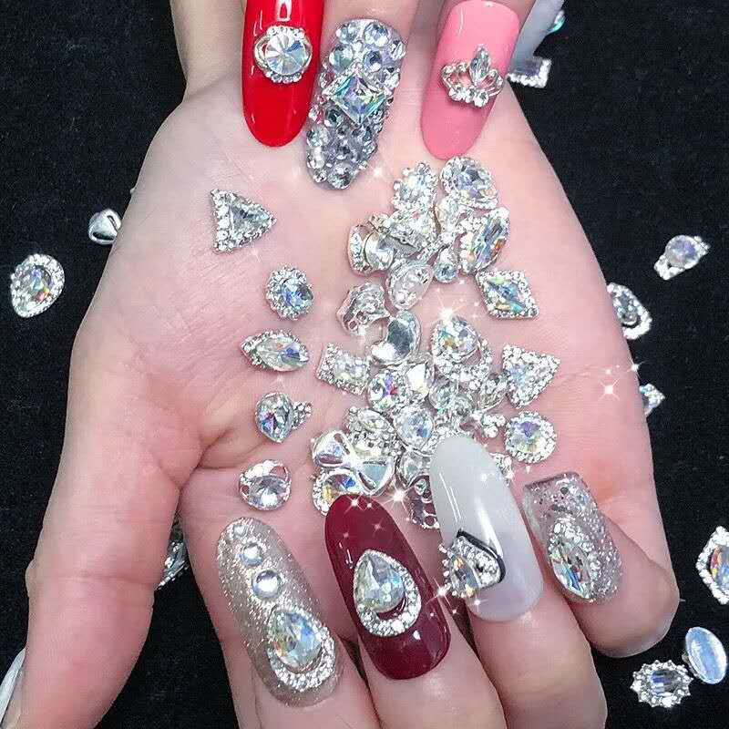 10pcs 3D Crystal AB Color Rhin - đánh giá và giá Craft And Art Difference