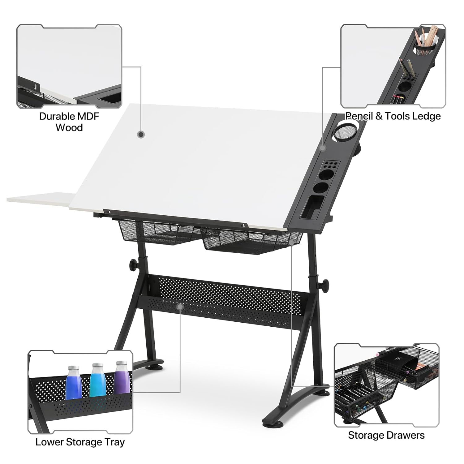Art Deco Drafting Table, Heigh - đánh giá và giá Art & Craft Toys For Kids
