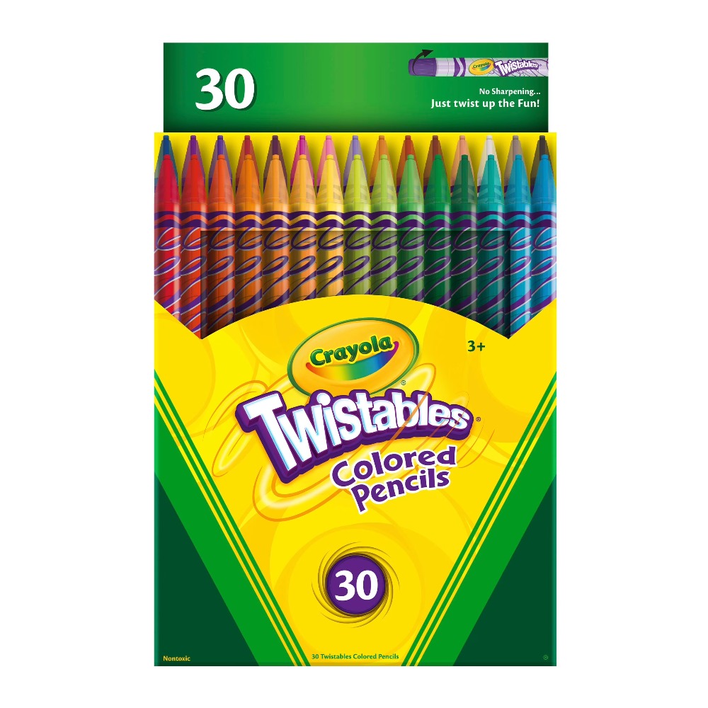 Twistable Colored Pencils Set  - đánh giá và giá Art Craft 3 Year Old