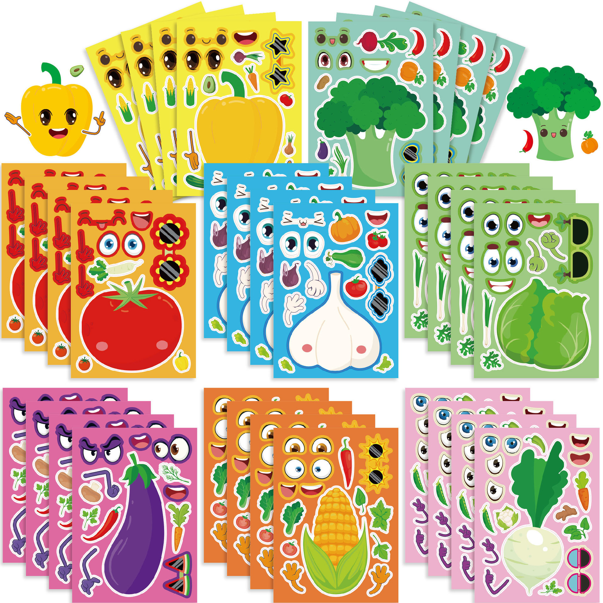 16Sheets Make Your Own Fruits  - đánh giá và giá Art And Craft Vegetable