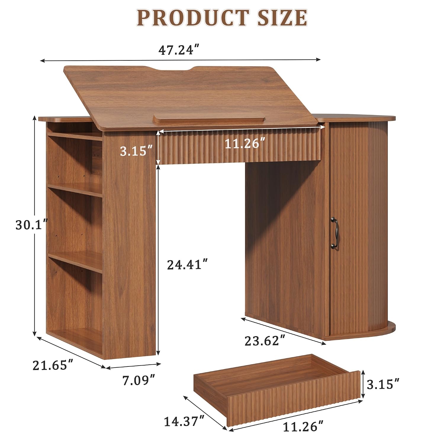Drafting Table with Storage Ca - đánh giá và giá Art & Craft Toys For Kids