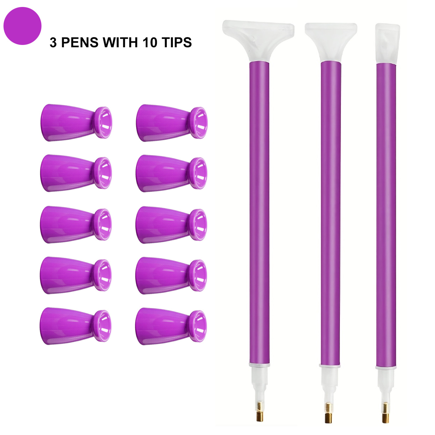 10 Silicone Tips & 3 Pens Diam - đánh giá và giá Art Craft Kits