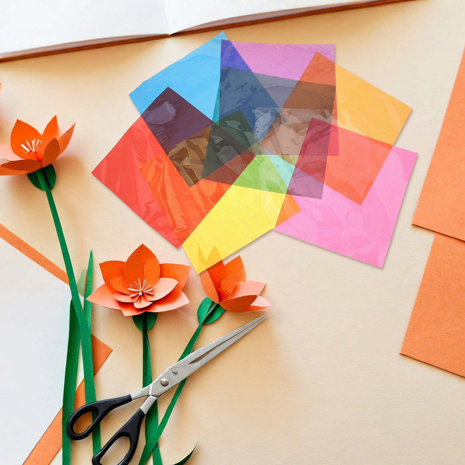 90Pcs Multi-Use Colored Cellop - đánh giá và giá Art Craft Using Paper