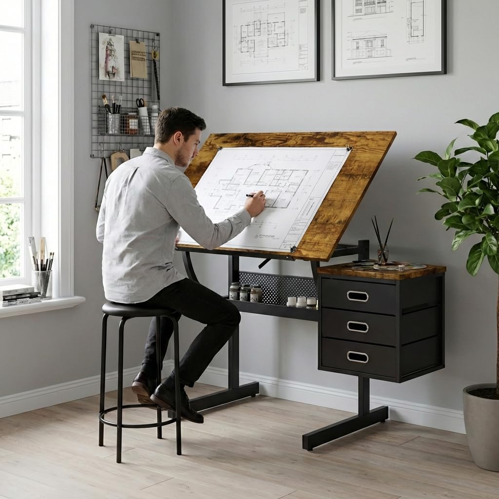 Adjustable Art Desk with Stora - đánh giá và giá Art & Craft Toys For Kids