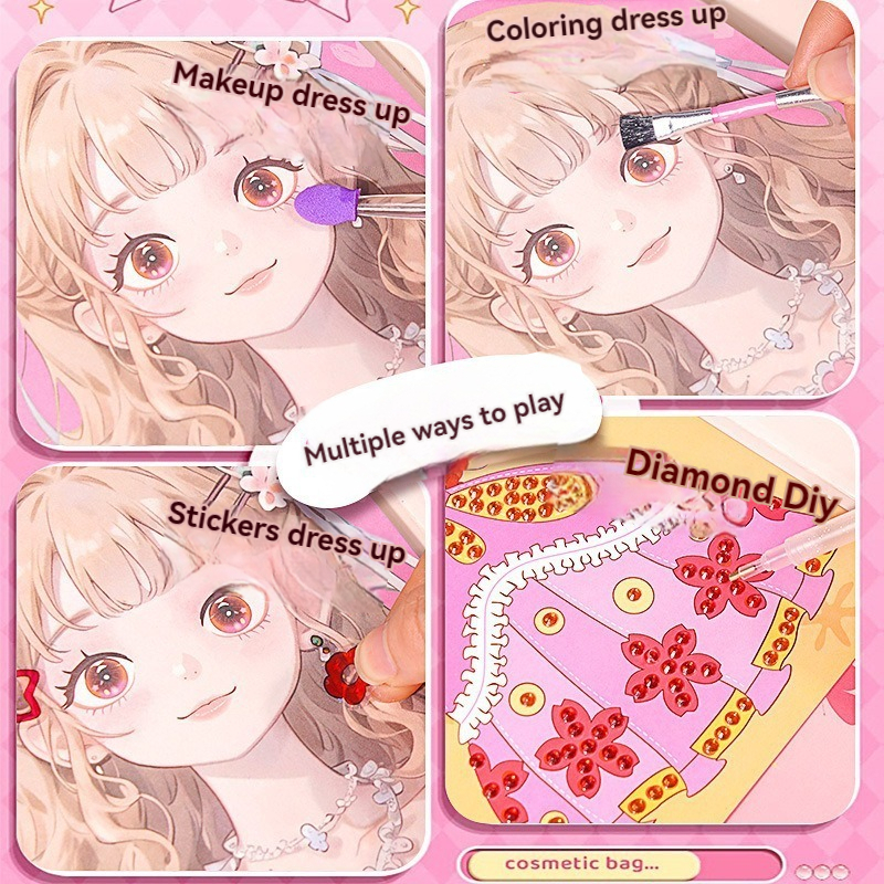 3 in 1 Princess Makeup Kit DIY - đánh giá và giá Art Craft 3 Year Old